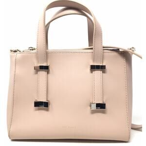 Ted Baker of London Jules Taupe Adjustable Handle Tote Satchel Purse Handbag